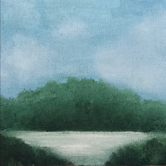 Serene Landscape Canvas Art - Picture 1 of 4